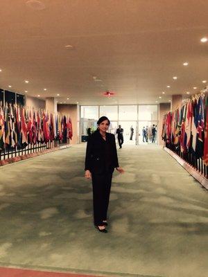 At UN Headquarters New York during UNGA