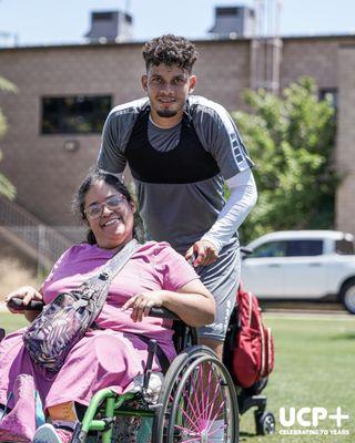 UCP+ Students at Fuego FC Soccer Field Practice 2024