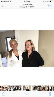 Dr. Beth and Jackie (office manager)