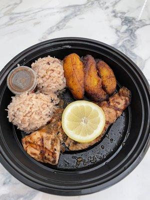 Jerk Salmon Filet Plate