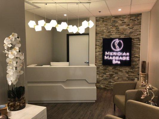 Meridian Massage Spa reception