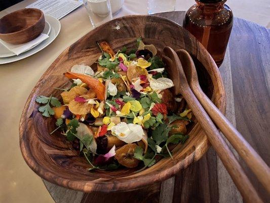 Plantain and squash salad. Probably my favorite dish of the night.