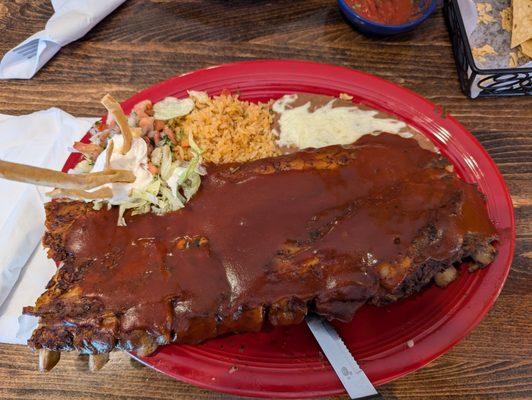 Full rack of ribs