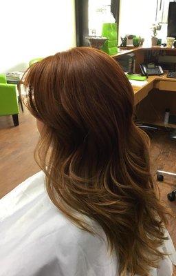 Lora Celli's Master Stylists create the perfect spring look for one of our clients!