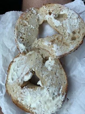 Their version of cream cheese on a bagel.