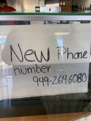 New owners new number 949-2646080 better quality of food