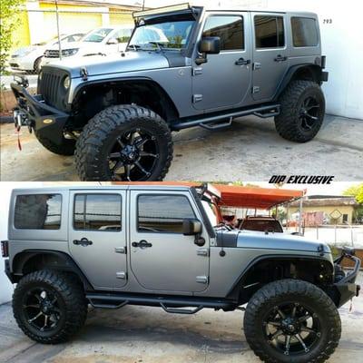 Hyper Titanium Jeep Wrangler.