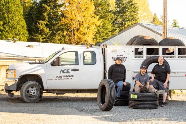 At ACE Commercial Tire, "We Keep Seattle Trucking!" Our service technicians are at the top of their game and ready to serve you.