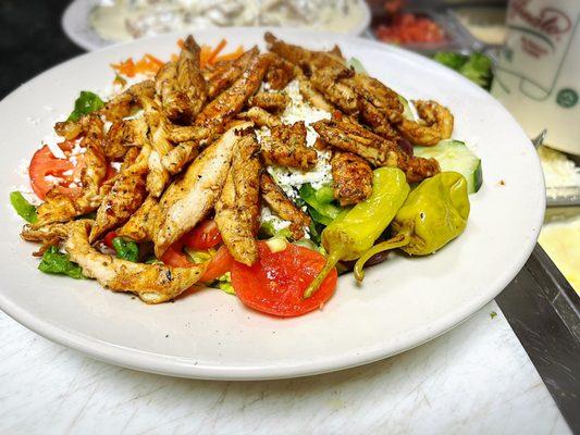 Greek chicken salad