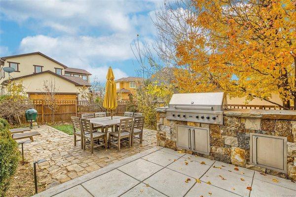 Outdoor Kitchen work completed.