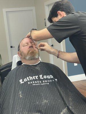 Beard trim razor shave