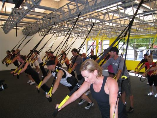 TRX Suspension Training Classes at Cherry Creek Dance Studio with Anne Parker.