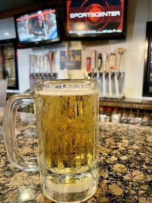 Grab a beer and catch some sports at the bar