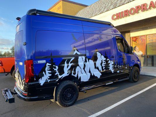 Mercedes Sprinter  -Window Tint and full Vehicle Wrap