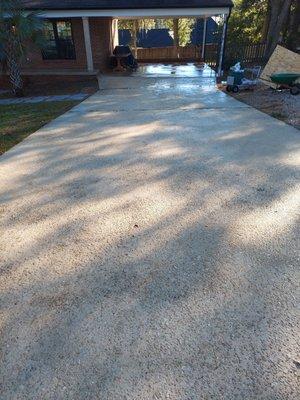 After picture of driveway