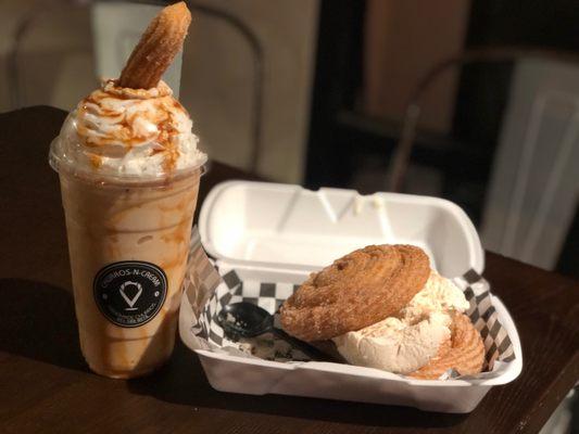 Horchata Frappuccino  Churro Horchata Sandwich