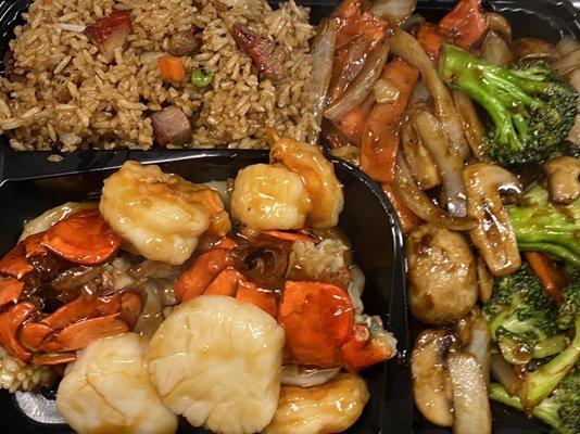 Hibachi seafood