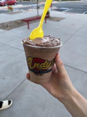 Triple chocolate concrete