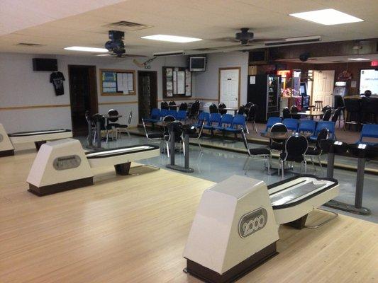 large, spacious,clean bowling area