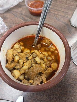 Menudo was delicious!