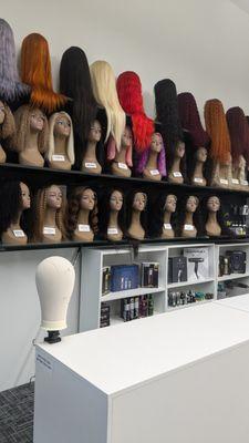 Human hair wigs in stock and custom orders available!!