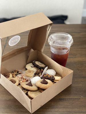 Gourmet cookie box, such a cute little assortment with amazing little goodies, everyone enjoyed them!