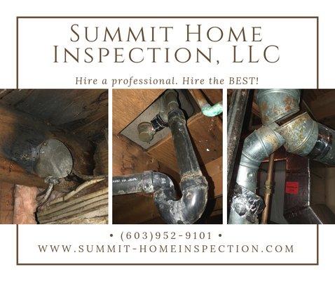 Hiring the right home inspector can make all the difference. Hire a professional. Hire the best.