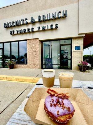 Sweet potato  bacon donut  so savory and soo worth it