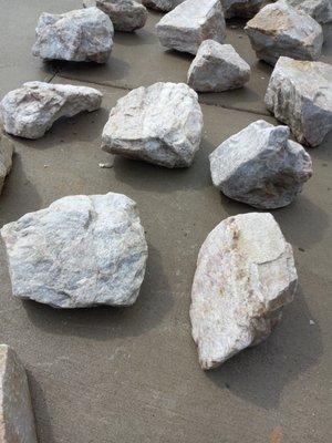 Teton Marble boulders.