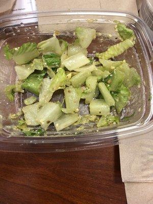 Does anyone else struggle with their salads being filled with tons of stems?