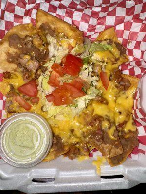 Special order by request...Molleja nachos supreme...