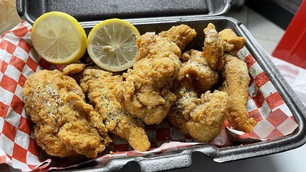 6pc Lemon pepper tenders with extra seasoning