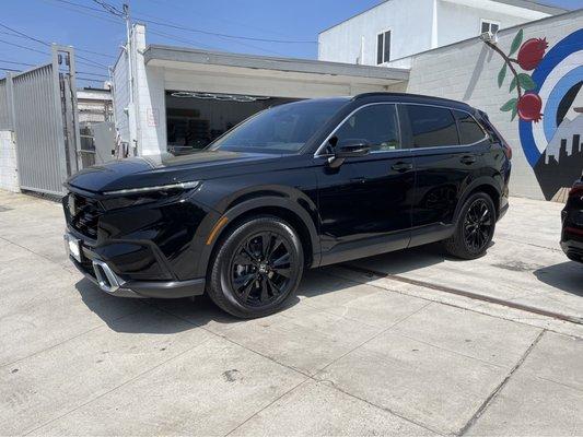 New 2024 Honda CR-V Hybrid Sport Touring AWD. Blacked out. Love it!