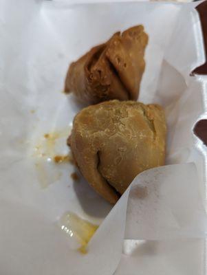 Samosas (three total)