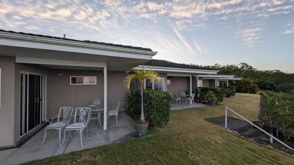 Individual guest rooms