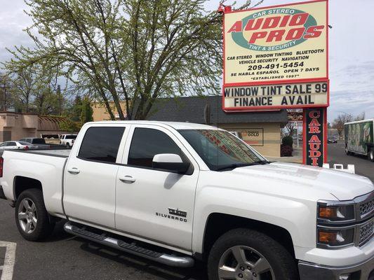 2014 Chevy Silverado 5% rear 35% front