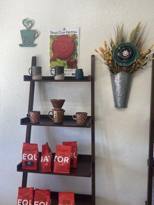 Equator coffee and retail items