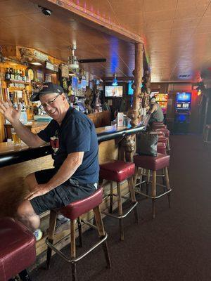 The bar and my favorite YELP companion