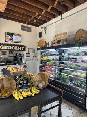 Downstairs grocery store