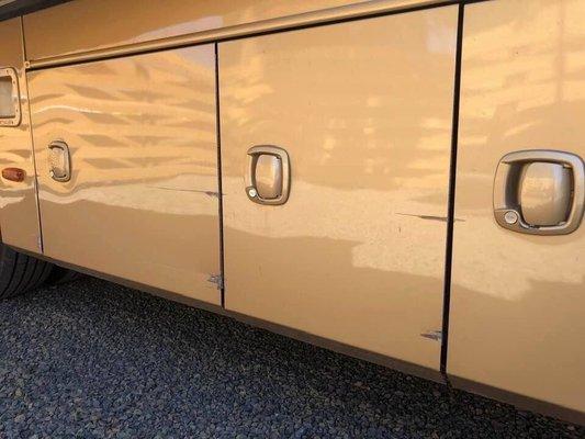 Motor home damage repair