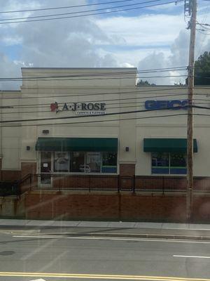 Rear view or our store seen from the street