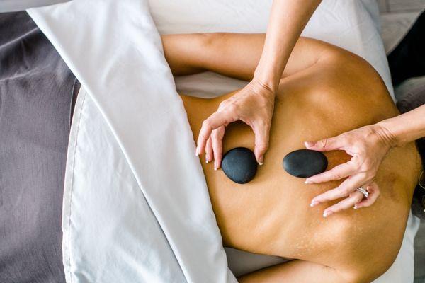 Add hot stones to your massage