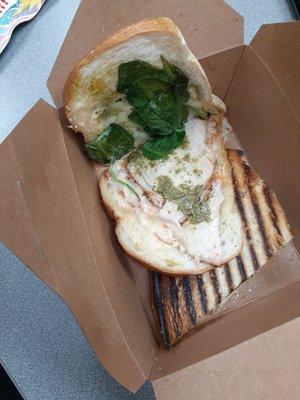 Spinach Turkey Dried Tomato Panini