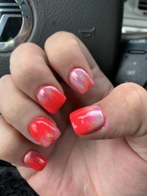 How they "fixed" my nails today!