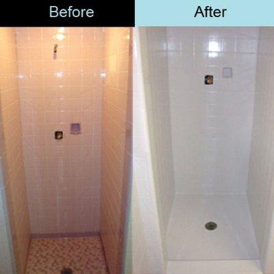 Shower refinishing