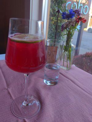 Hibiscus fizz