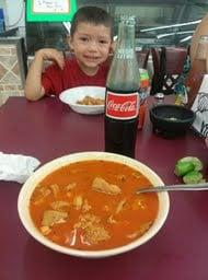 Menudo with coke! Delicious!