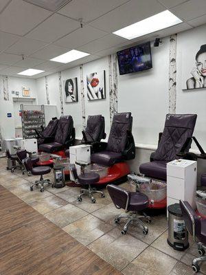 Pedicure chairs