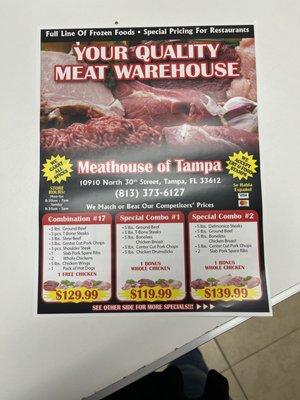 Meat bundles available