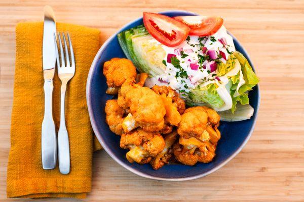 Buffalo Iceberg Wedge with Cauliflower